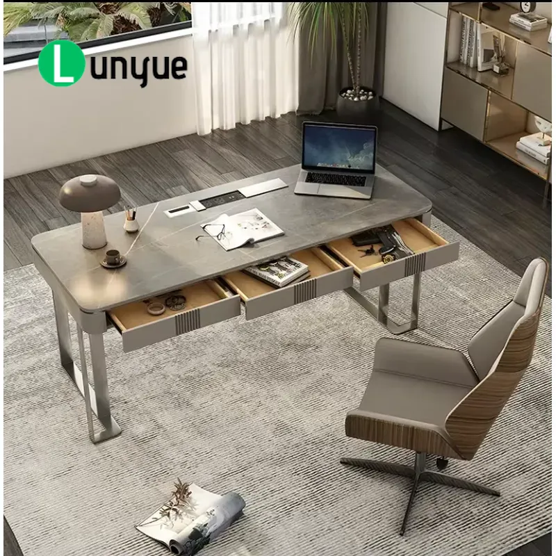 Office Tech And Management - مكتب تنفيذي حديث على شكل حرف