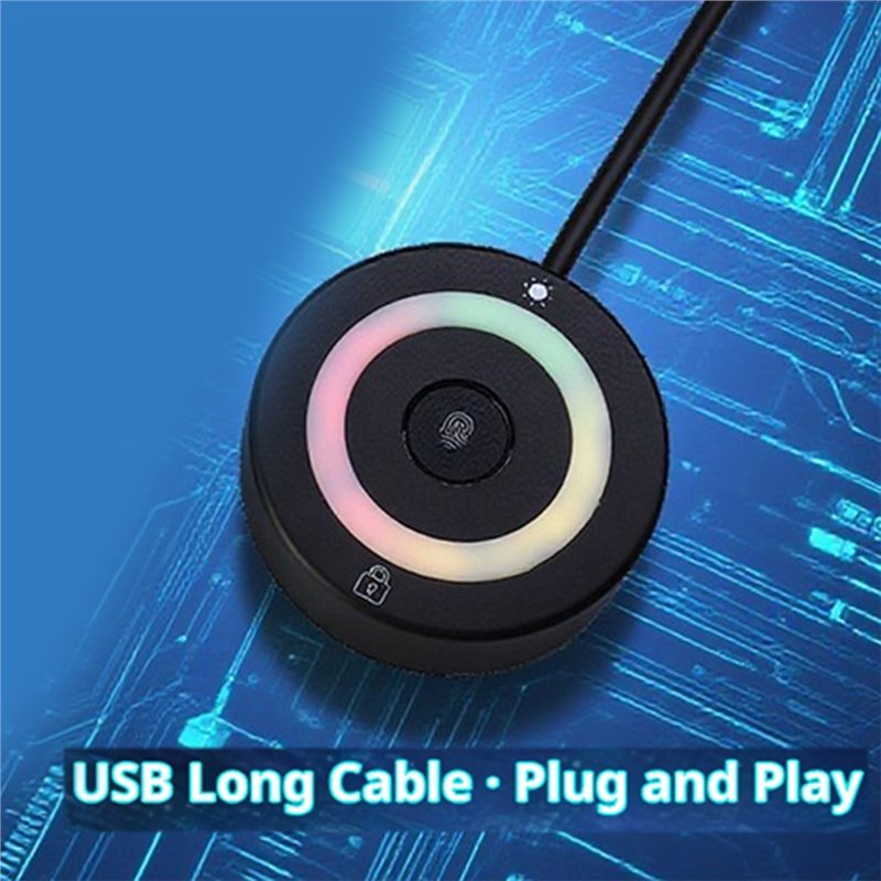 قارئ بصمات الأصابع LXYB18B بتق - مراجعة Fingerprint Reader Usb وسعره