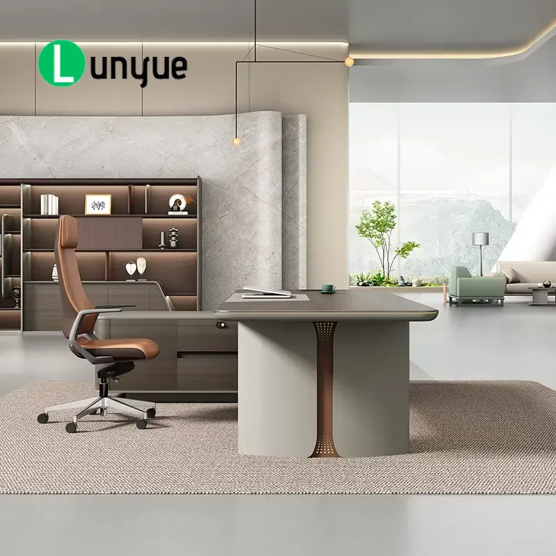 مكتب تنفيذي فاخر وعصري على شكل - مراجعة Office Tech And Management وسعره
