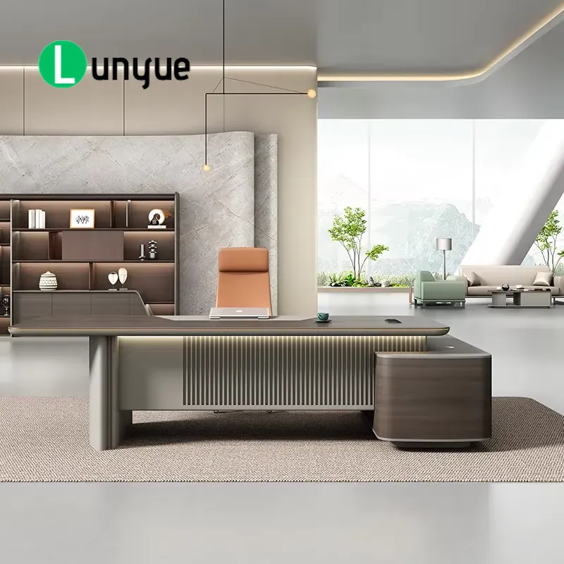 مكتب تنفيذي فاخر وعصري على شكل - مراجعة Office Tech And Management وسعره