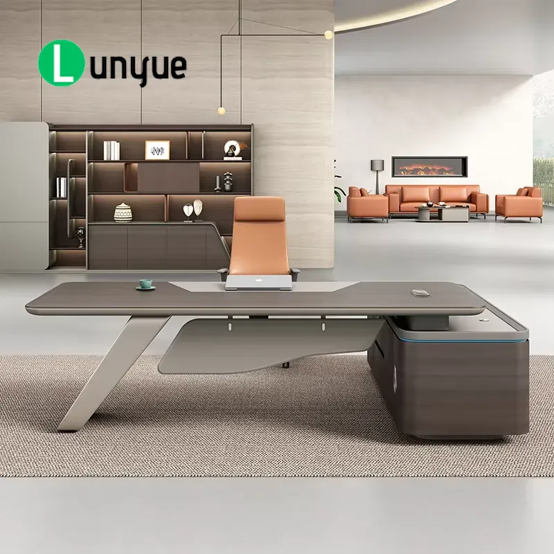 مكتب تنفيذي فاخر وعصري على شكل - مراجعة Office Tech And Management وسعره
