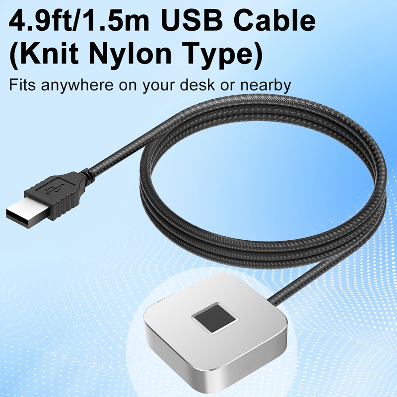 قارئ بصمات الأصابع USB مع كابل - مراجعة Fingerprint Reader Usb وسعره
