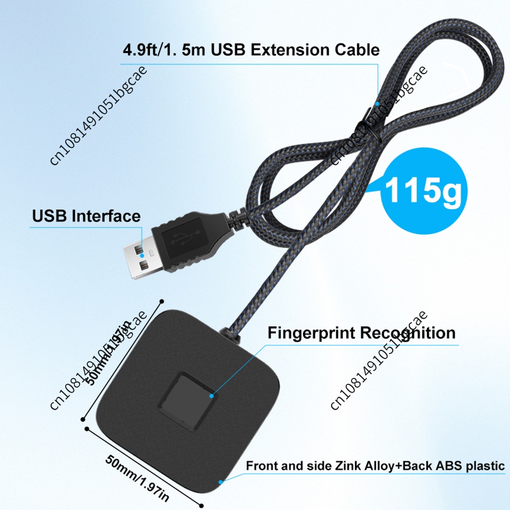 قارئ بصمات الأصابع USB مع كابل - مراجعة Fingerprint Reader Usb وسعره
